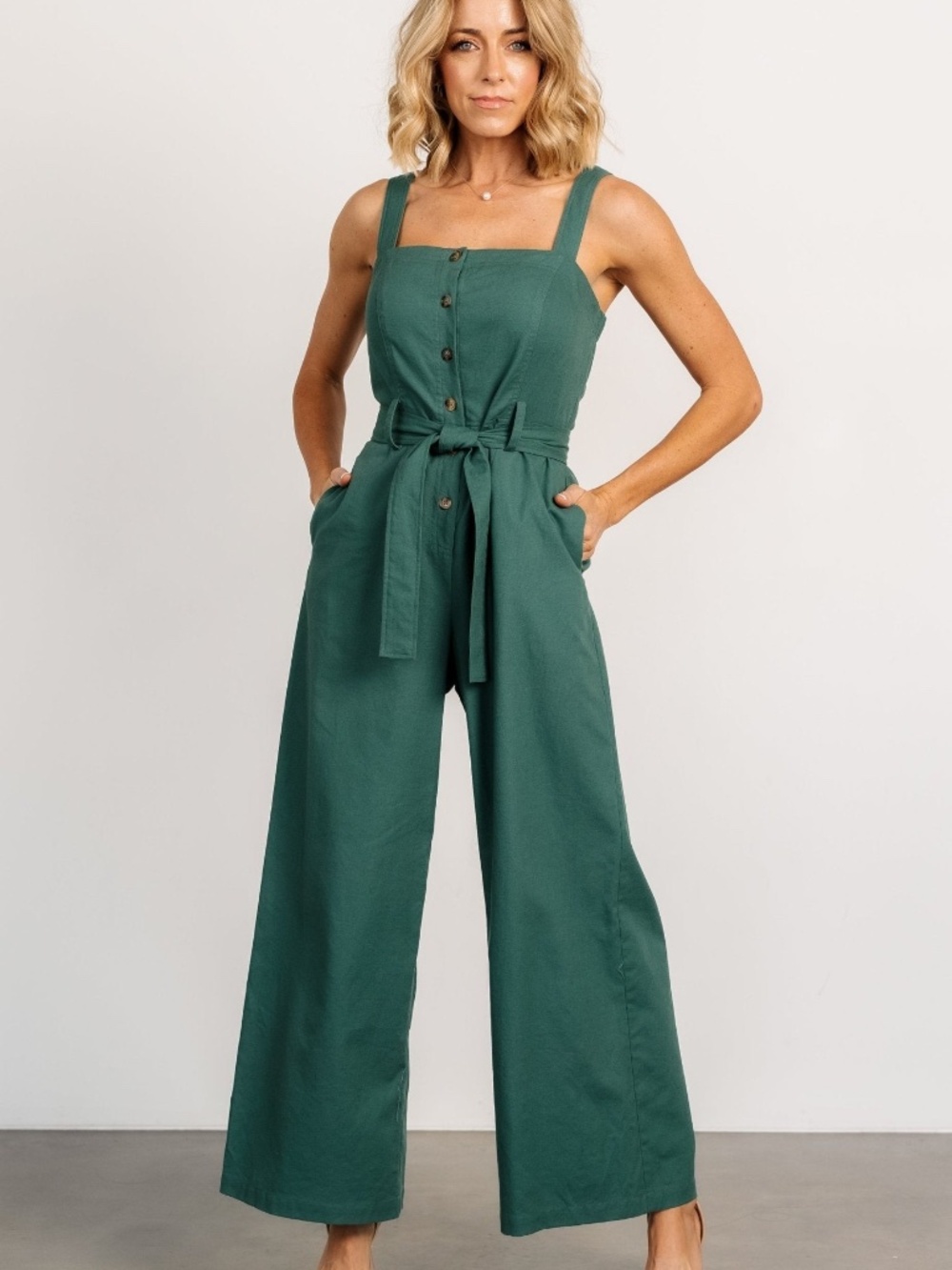 Baltic Born Hartford Jumpsuit | Green Size MM - Picture 3 of 5